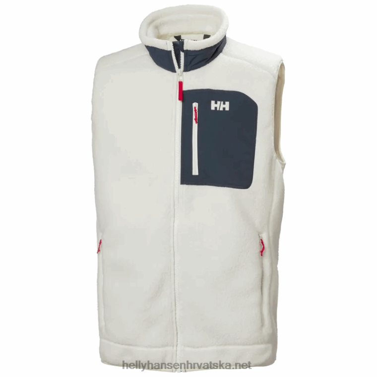 J0HV300 unisex panoramski prsluk od flisa muškarci Helly-Hansen snijeg - Image 1