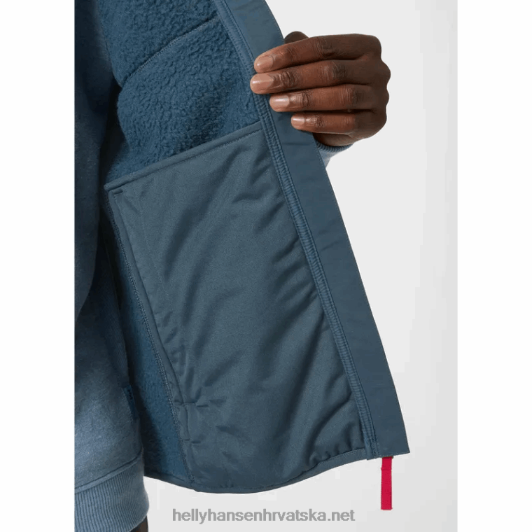 J0HV301 unisex panoramski prsluk od flisa muškarci Helly-Hansen mornarica - Image 5
