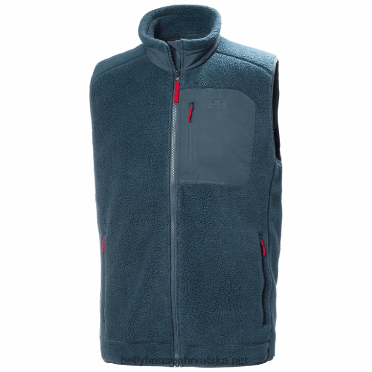 J0HV301 unisex panoramski prsluk od flisa muškarci Helly-Hansen mornarica - Image 1