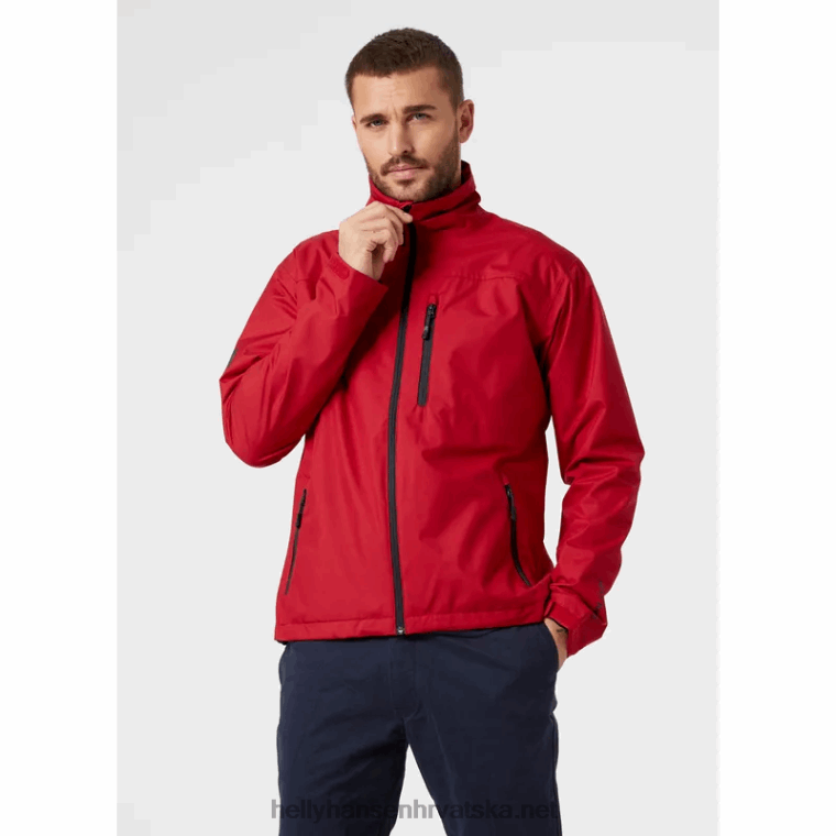 J0HV30 muška jakna za jedrenje za posadu muškarci Helly-Hansen Crvena - Image 2