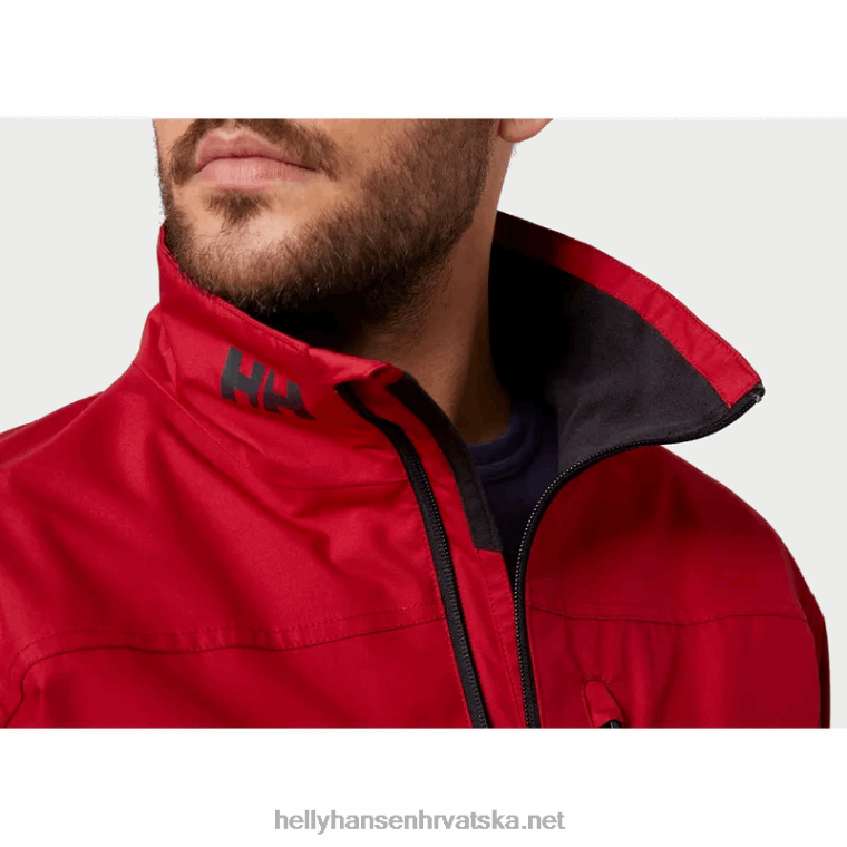 J0HV30 muška jakna za jedrenje za posadu muškarci Helly-Hansen Crvena - Image 7