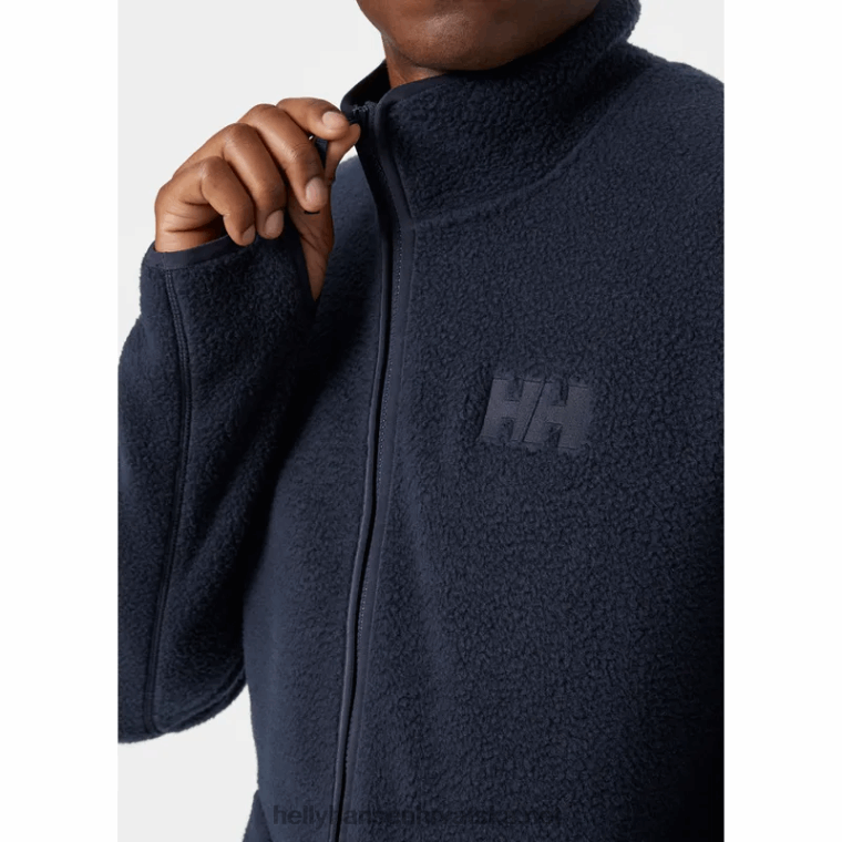 J0HV313 muška panoramska jakna od flisa muškarci Helly-Hansen mornarica - Image 6