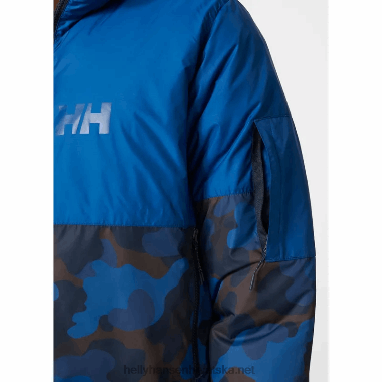 J0HV332 muška aktivna reverzibilna jakna muškarci Helly-Hansen duboki fjord - Image 6