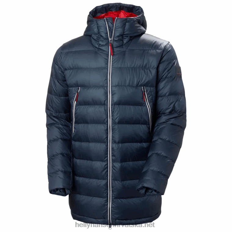 J0HV336 muška parka s opremom za rwb muškarci Helly-Hansen mornarica - Image 1