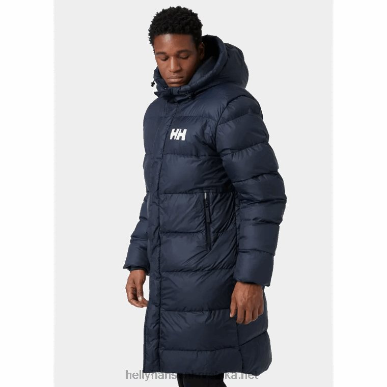 J0HV339 muška aktivna duga zimska parka muškarci Helly-Hansen mornarica - Image 2