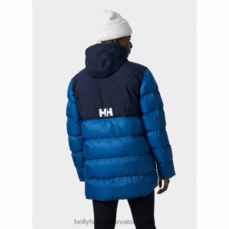 J0HV354 muška aktivna pufnasta duga jakna muškarci Helly-Hansen duboki fjord - Image 3