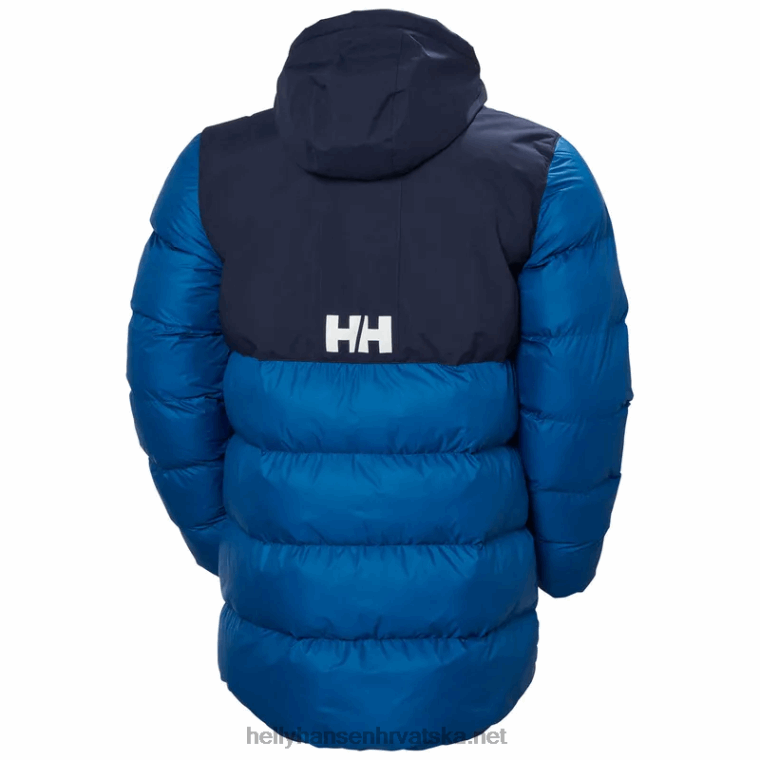 J0HV354 muška aktivna pufnasta duga jakna muškarci Helly-Hansen duboki fjord - Image 4