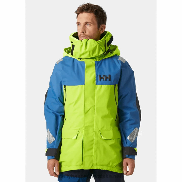 J0HV35 muška skagen jakna za pučinsko jedrenje muškarci Helly-Hansen azidno vapno - Image 2