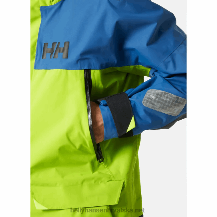 J0HV35 muška skagen jakna za pučinsko jedrenje muškarci Helly-Hansen azidno vapno - Image 7