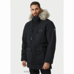 J0HV385 muška varanger spuštena parka muškarci Helly-Hansen crno - Image 2