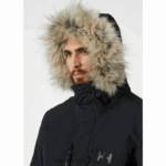 J0HV385 muška varanger spuštena parka muškarci Helly-Hansen crno - Image 5