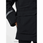 J0HV385 muška varanger spuštena parka muškarci Helly-Hansen crno - Image 6