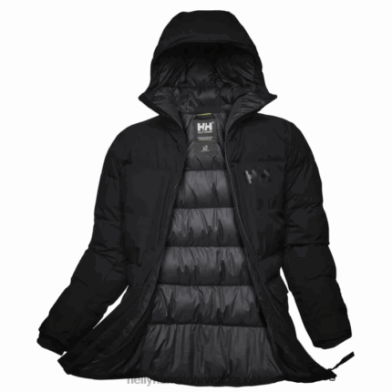 J0HV402 muška patrolna pufnasta izolirana jakna muškarci Helly-Hansen crno