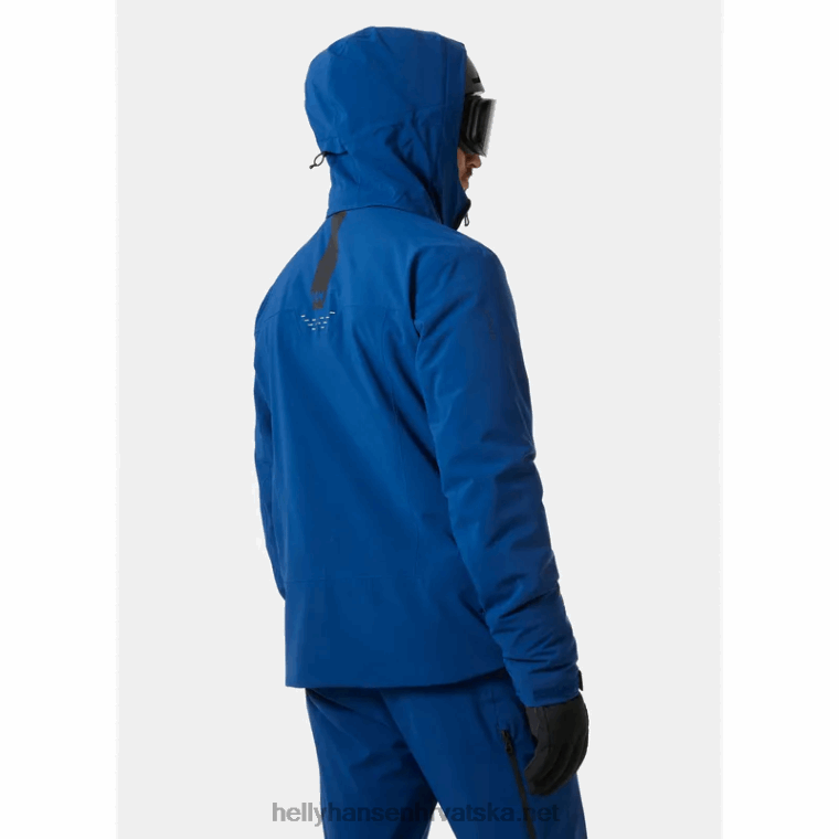 J0HV405 muška alpha â€¯lifaloft izolirana skijaška jakna muškarci Helly-Hansen duboki fjord - Image 3