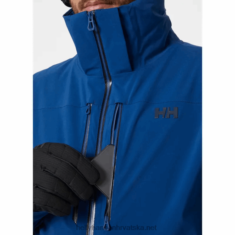 J0HV405 muška alpha â€¯lifaloft izolirana skijaška jakna muškarci Helly-Hansen duboki fjord - Image 6