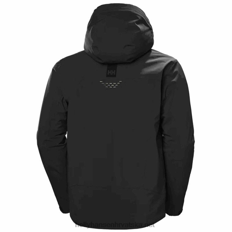 J0HV406 muška alpha â€¯lifaloft izolirana skijaška jakna muškarci Helly-Hansen crno - Image 4