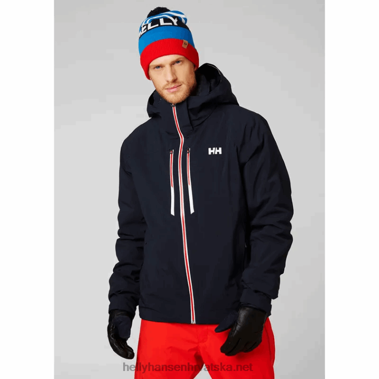 J0HV407 muška alpha â€¯lifaloft izolirana skijaška jakna muškarci Helly-Hansen mornarica - Image 3