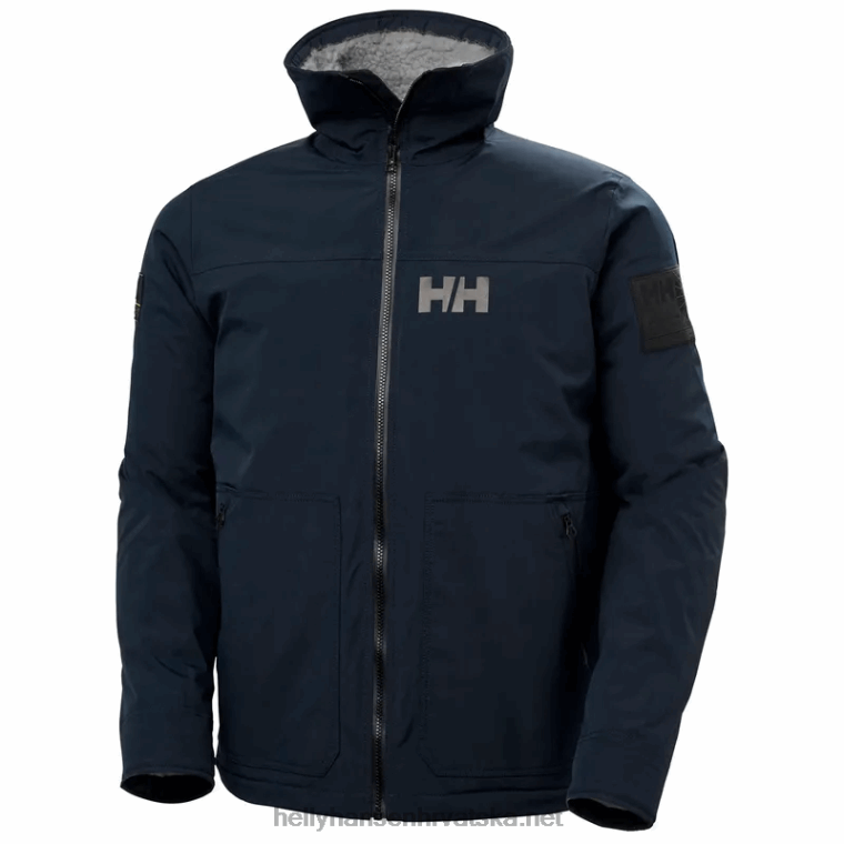 J0HV40 muška jakna od vune s ljuskom za Arctic Ocean muškarci Helly-Hansen mornarica - Image 2