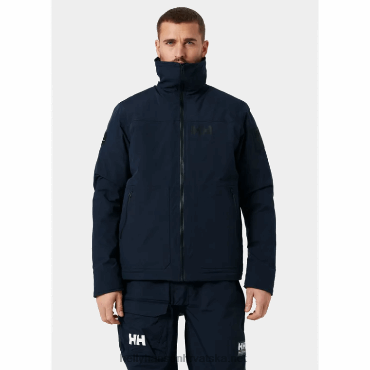 J0HV40 muška jakna od vune s ljuskom za Arctic Ocean muškarci Helly-Hansen mornarica - Image 4