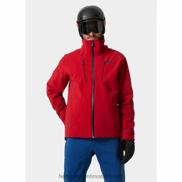 J0HV411 muška alpha 3.0 skijaška jakna muškarci Helly-Hansen Crvena - Image 2