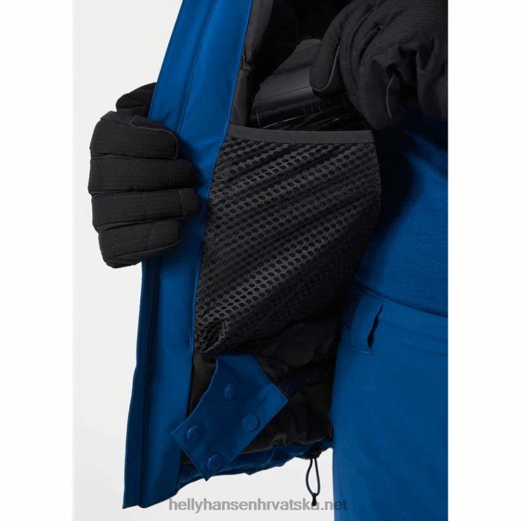 J0HV418 muška skijaška jakna s izolacijom Swift Team muškarci Helly-Hansen crno - Image 8