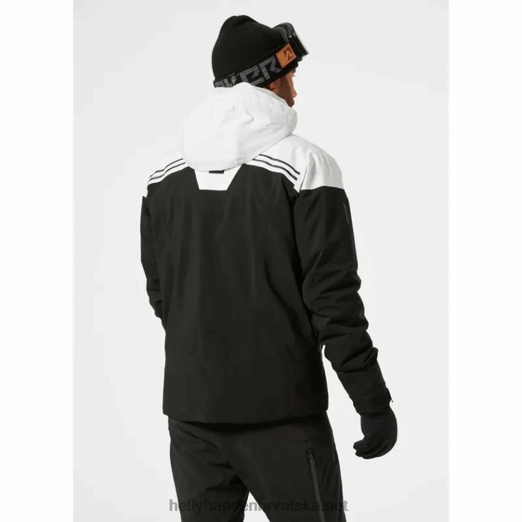J0HV423 muška alpha infinity izolirana skijaška jakna muškarci Helly-Hansen modra magla - Image 3