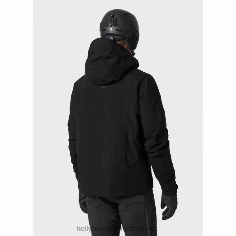 J0HV428 muška skijaška jakna s izolacijom swift infinity muškarci Helly-Hansen modra magla - Image 3