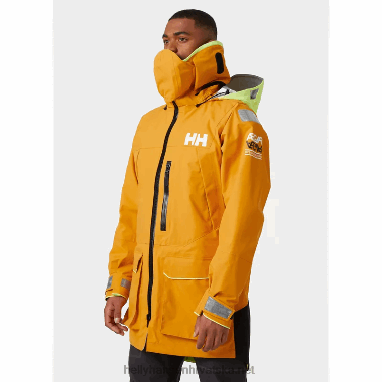 J0HV43 muška aegir jakna za oceansko jedrenje muškarci Helly-Hansen močvarna jagoda - Image 2
