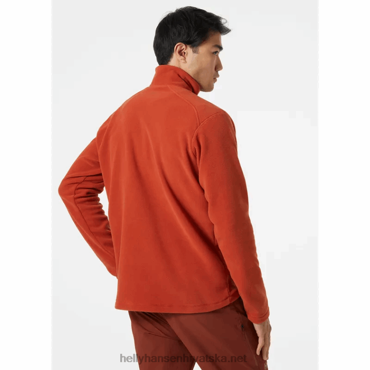 J0HV475 muški vuneni pulover s 1/2 patentnim zatvaračem muškarci Helly-Hansen malahit - Image 3