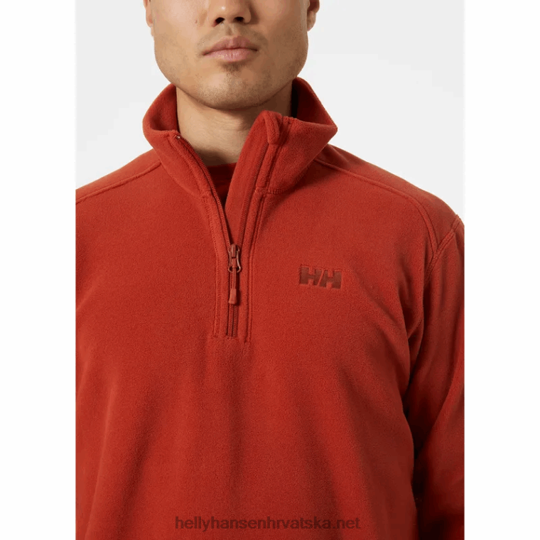J0HV475 muški vuneni pulover s 1/2 patentnim zatvaračem muškarci Helly-Hansen malahit - Image 5