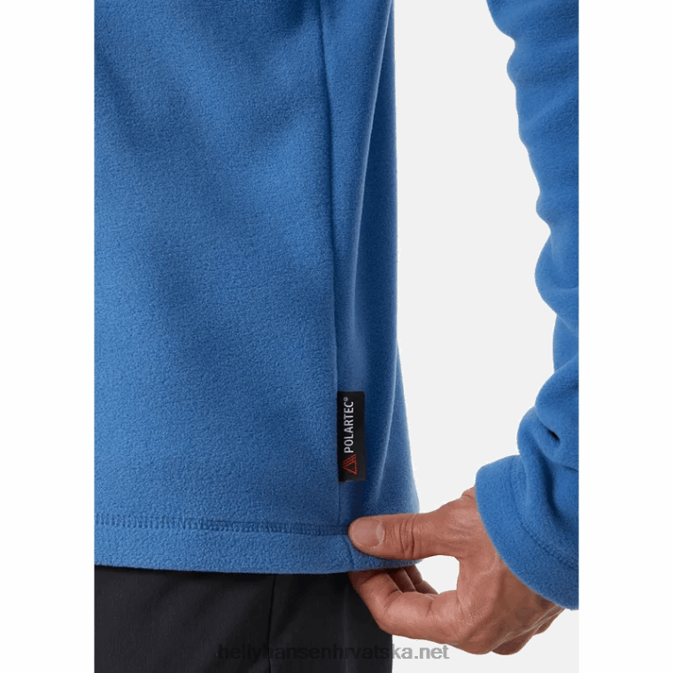 J0HV479 muški vuneni pulover s 1/2 patentnim zatvaračem muškarci Helly-Hansen močvarna jagoda - Image 6