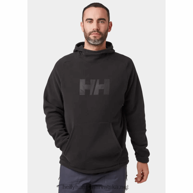 J0HV486 muška majica s kapuljačom s logom Daybreaker muškarci Helly-Hansen najtamniji spr - Image 2