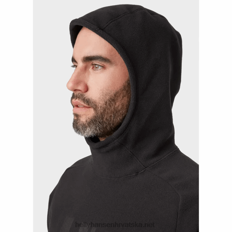 J0HV486 muška majica s kapuljačom s logom Daybreaker muškarci Helly-Hansen najtamniji spr - Image 5