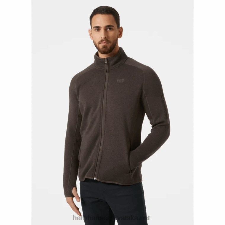 J0HV489 muška varde flis jakna 2.0 muškarci Helly-Hansen crno - Image 2