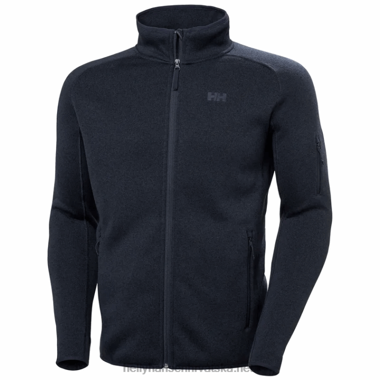 J0HV493 muška varde flis jakna 2.0 muškarci Helly-Hansen crno - Image 1