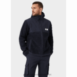 J0HV512 muška patrolna jakna od flisa muškarci Helly-Hansen crno - Image 2