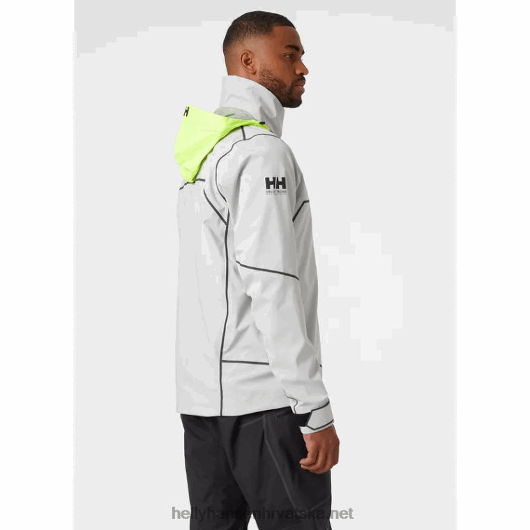 J0HV51 muška hp jakna od folije muškarci Helly-Hansen siva magla - Image 3