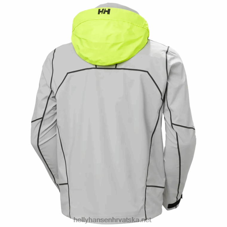 J0HV51 muška hp jakna od folije muškarci Helly-Hansen siva magla - Image 4