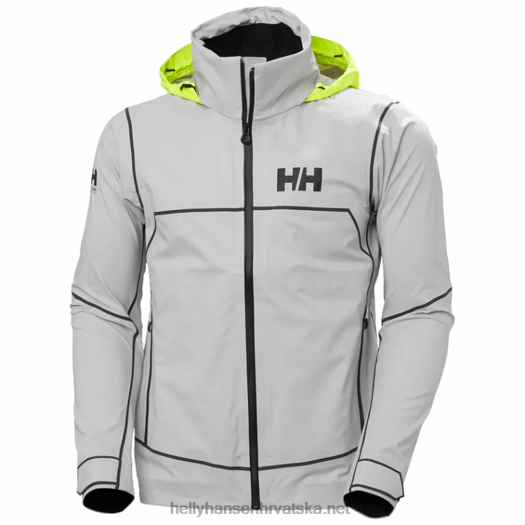 J0HV51 muška hp jakna od folije muškarci Helly-Hansen siva magla - Image 1