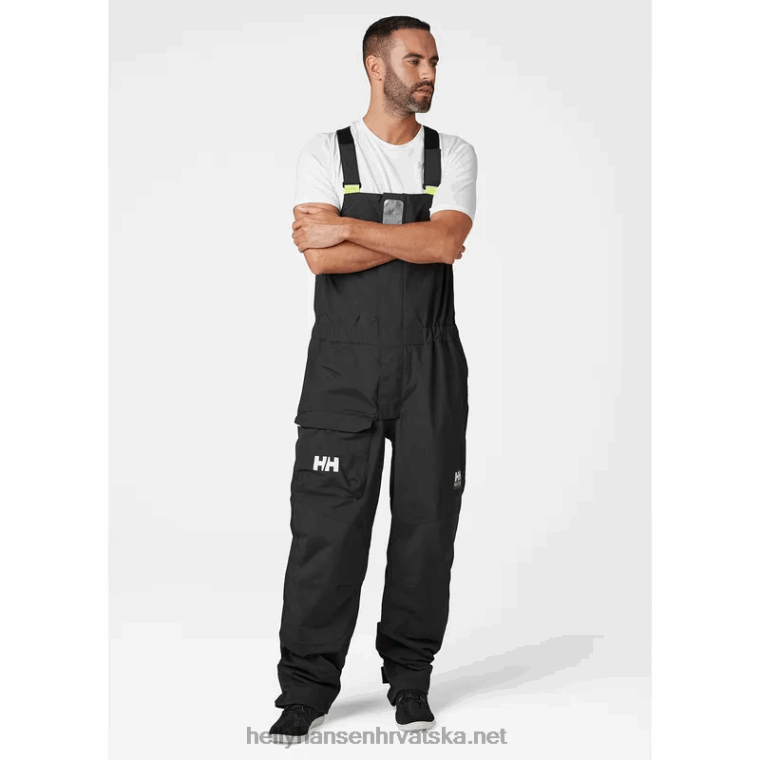 J0HV540 muški pristanište 3.0 za obalno jedrenje muškarci Helly-Hansen crno - Image 2