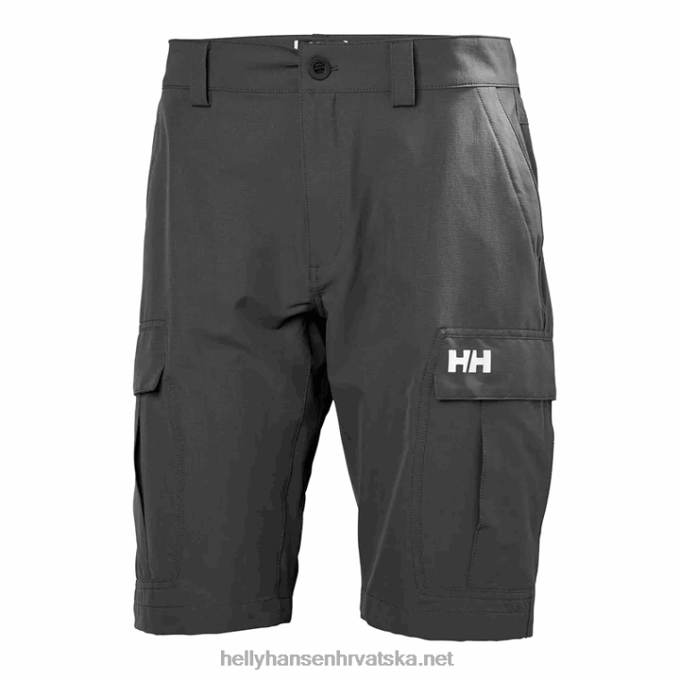 J0HV552 muške hh brzosušeće cargo kratke hlače 11 muškarci Helly-Hansen siva magla - Image 1