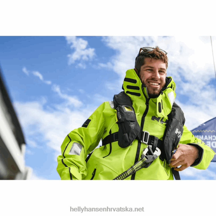 J0HV556 muške aegir hlače za oceansko jedrenje muškarci Helly-Hansen upozorenje crveno - Image 8