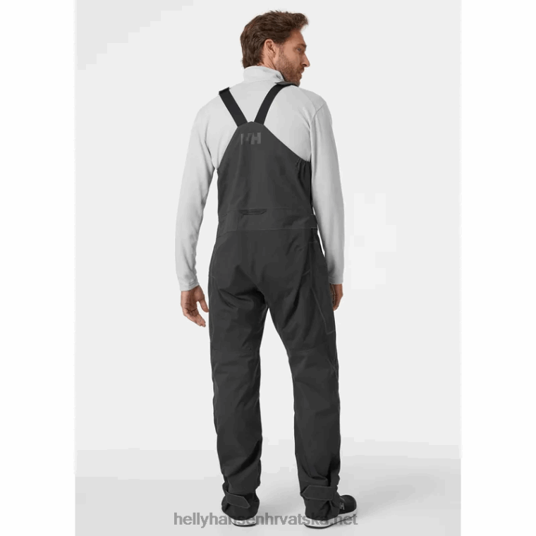 J0HV569 muški hp foil pro sailing bib muškarci Helly-Hansen ebanovina - Image 5