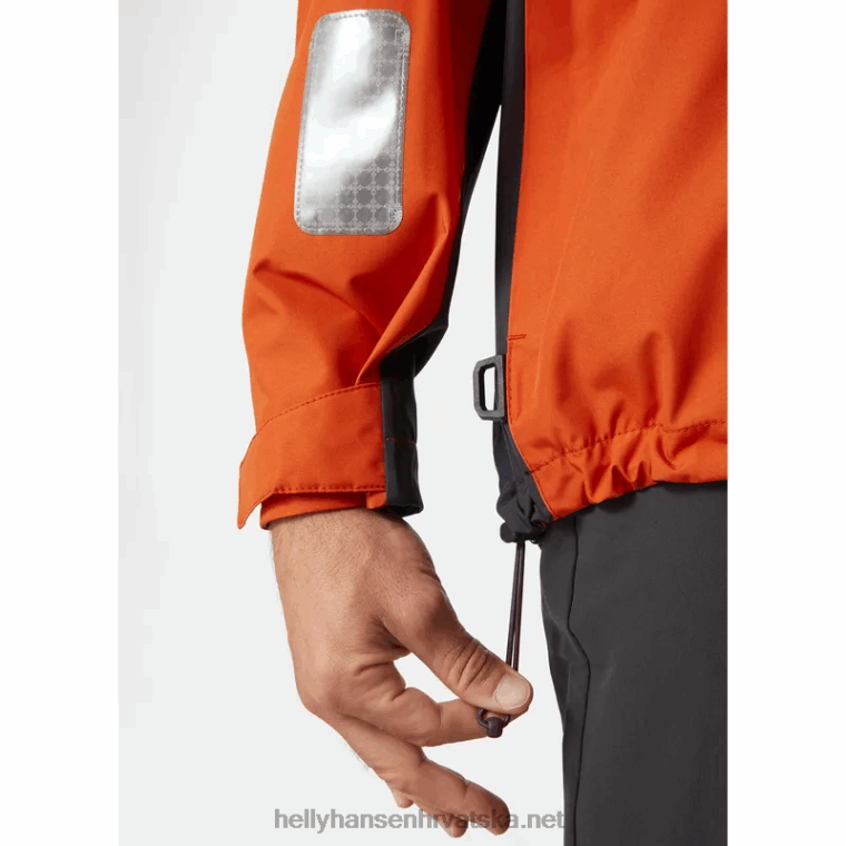 J0HV56 muška jakna za obalno jedrenje Newport muškarci Helly-Hansen patrolni oran - Image 7