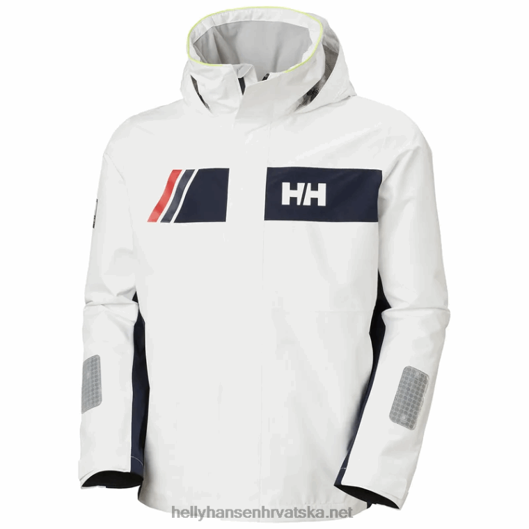 J0HV57 muška jakna za obalno jedrenje Newport muškarci Helly-Hansen bijela - Image 2