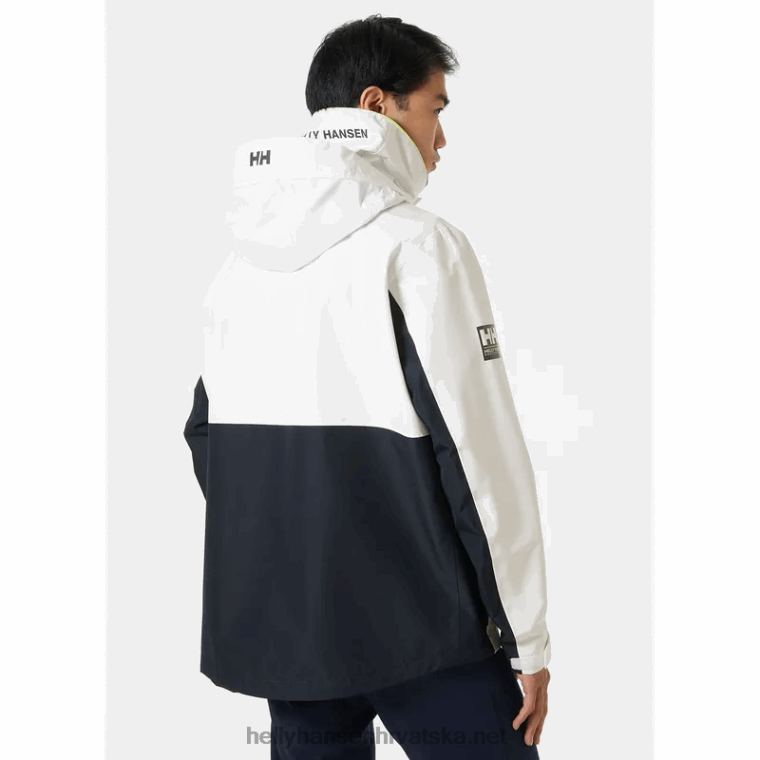 J0HV57 muška jakna za obalno jedrenje Newport muškarci Helly-Hansen bijela - Image 4