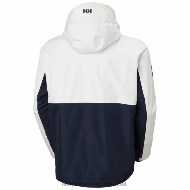 J0HV57 muška jakna za obalno jedrenje Newport muškarci Helly-Hansen bijela - Image 5