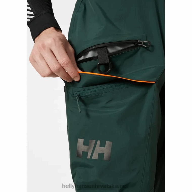 J0HV599 muške sogn skijaške hlače s naramenicama muškarci Helly-Hansen duboki fjord - Image 6