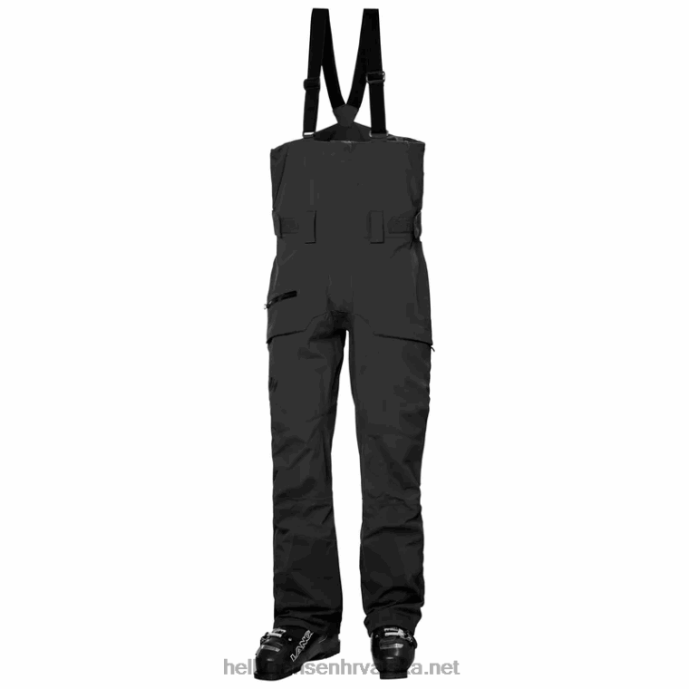 J0HV600 muške sogn skijaške hlače s naramenicama muškarci Helly-Hansen najtamniji spr - Image 1