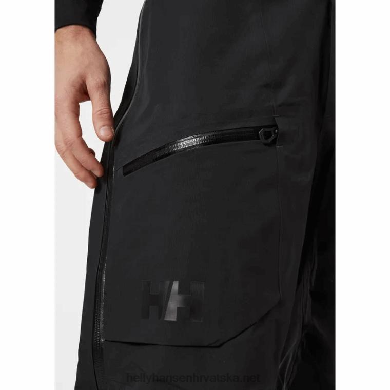 J0HV603 muške ridge infinity bib shell skijaške hlače muškarci Helly-Hansen močvarna jagoda - Image 5